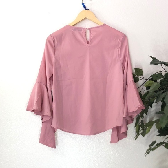 NWT Flare Sleeve Pink Kontrol Top - Picture 5 of 6